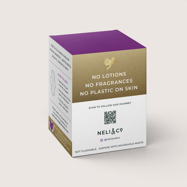 Bamboo Sanitary Pads - Night Use - 8 Pieces